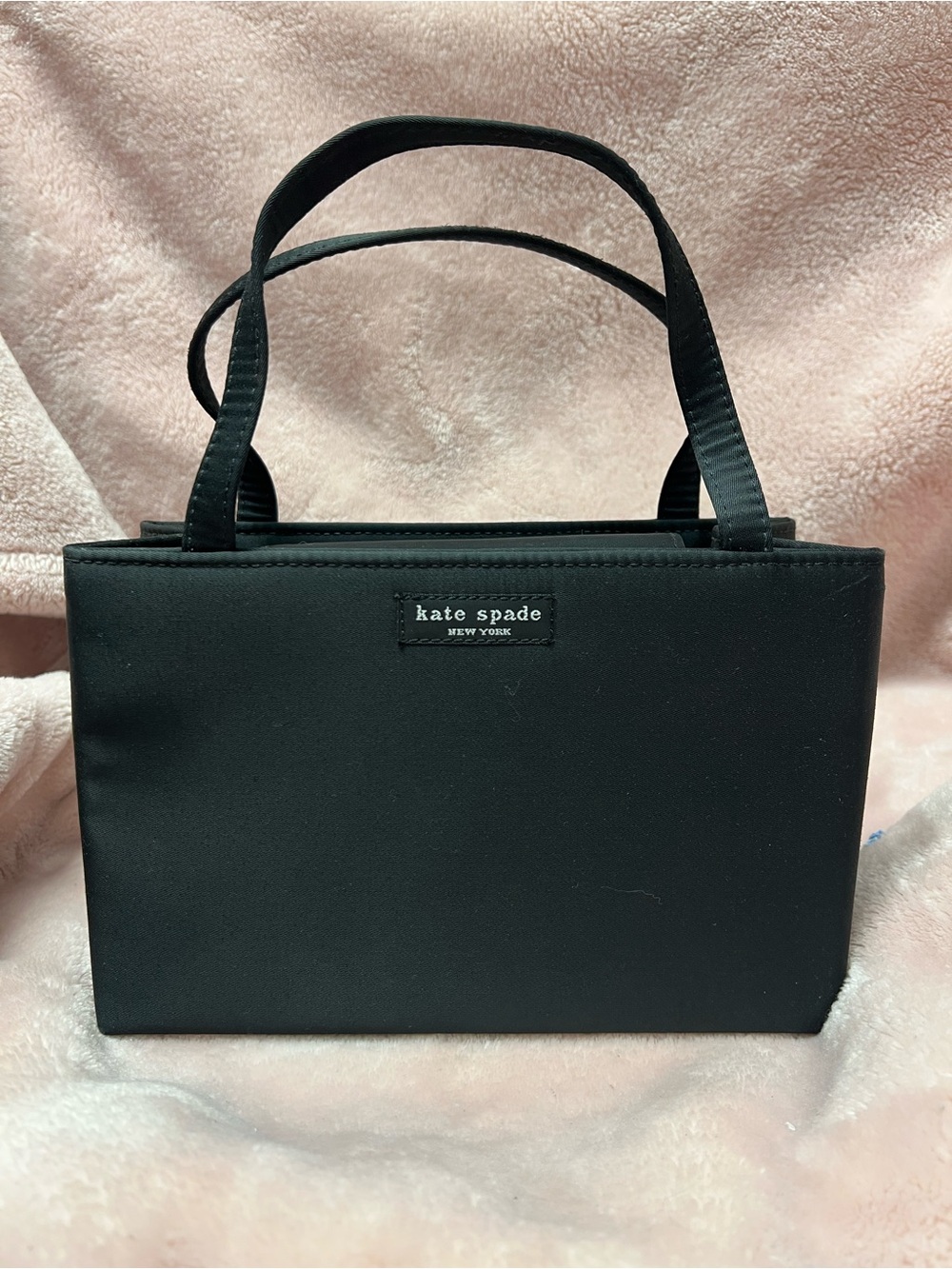 Kate Spade Black Tote Bag Vintage 90
